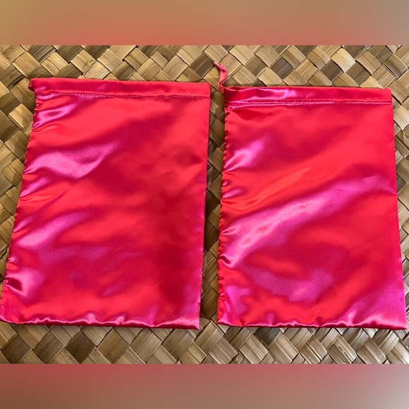 ALAMEDA TURQUESA PORTUGAL HANDBAG PINK SATIN DUST BAG - Picture 2 of 2